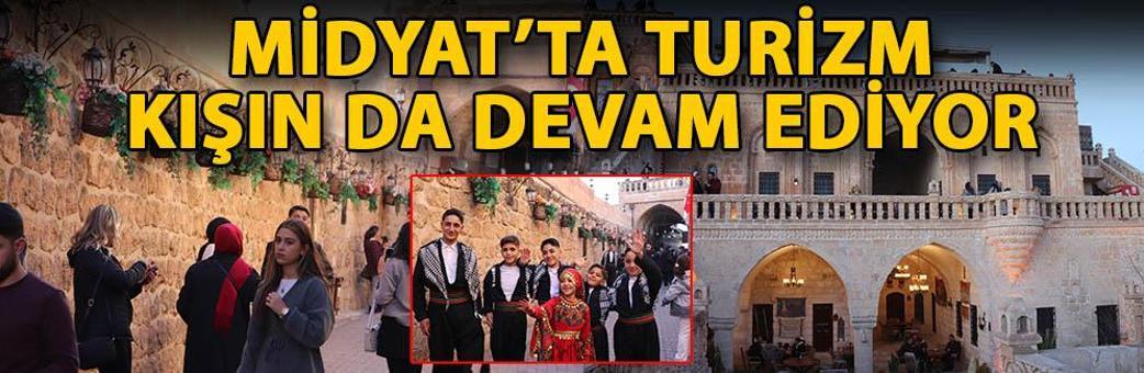 Midyat’ta turizm kışın da devam ediyor