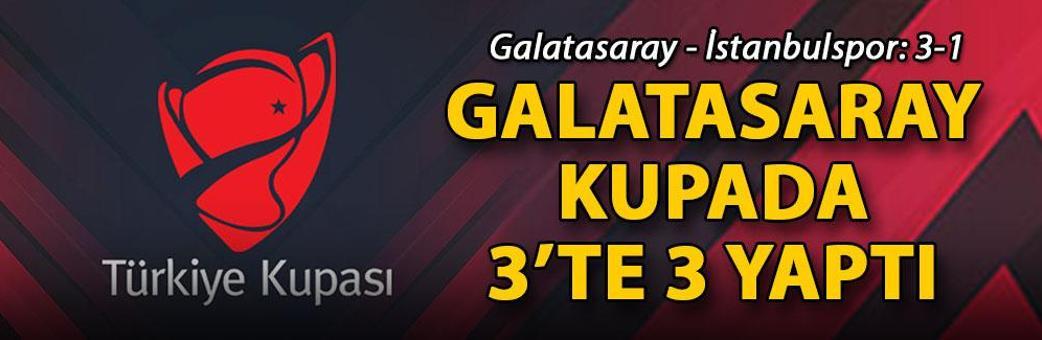 Galatasaray - İstanbulspor: 3-1