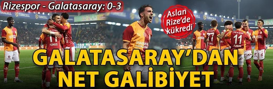 Galatasaray'dan net galibiyet