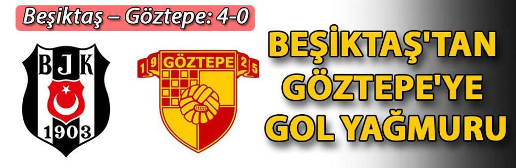 Beşiktaş'tan Göztepe'ye gol yağmuru