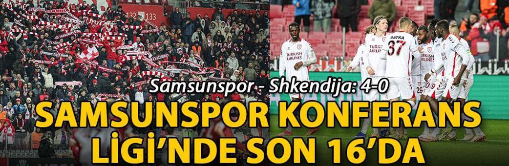 Samsunspor - Shkendija: 4-0