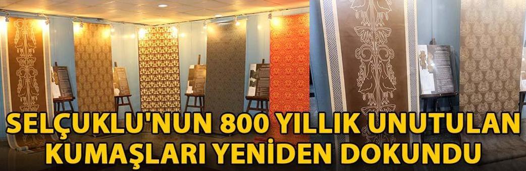Selçuklu'nun 800 yıllık unutulan kumaşları yeniden dokundu