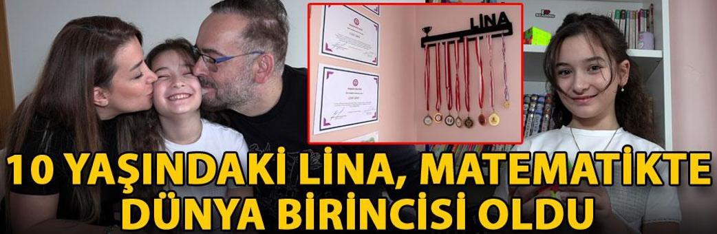 10 yaşındaki Lina, matematikte dünya birincisi oldu