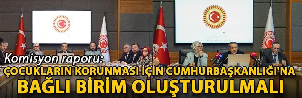 Komisyon raporu: Çocukların korunması için Cumhurbaşkanlığı'na bağlı birim oluşturulmalı