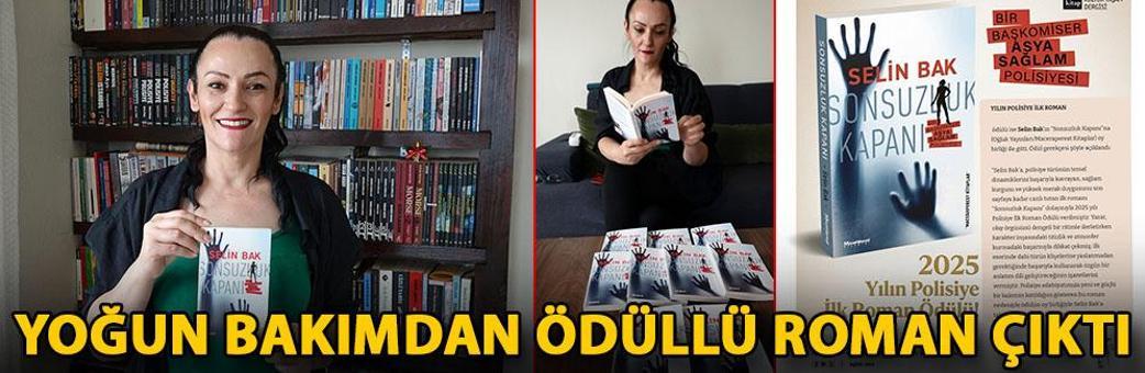 Yoğun bakımdan ödüllü roman çıktı