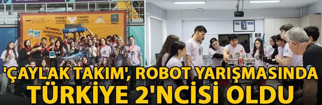'Çaylak takım', robot yarışmasında Türkiye 2'ncisi oldu