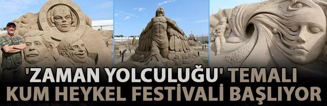 'Zaman Yolculuğu' temalı Kum Heykel Festivali başlıyor