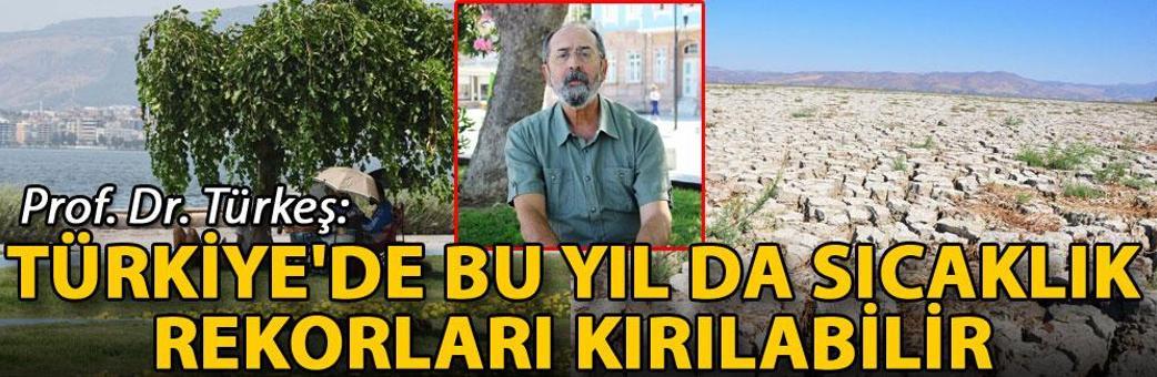 Prof. Dr. Türkeş: Türkiye'de bu yıl da sıcaklık rekorları kırılabilir