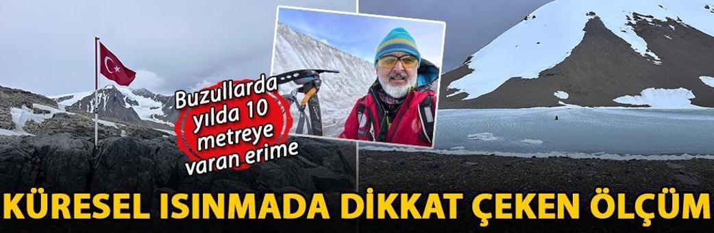 Küresel ısınmada dikkat çeken ölçüm; buzullarda yılda 10 metreye varan erime