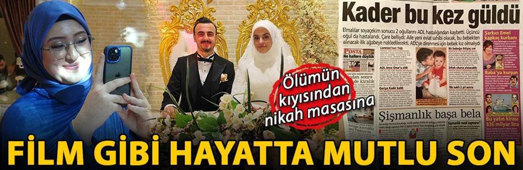 Film gibi hayatta mutlu son; ölümün kıyısından nikah masasına