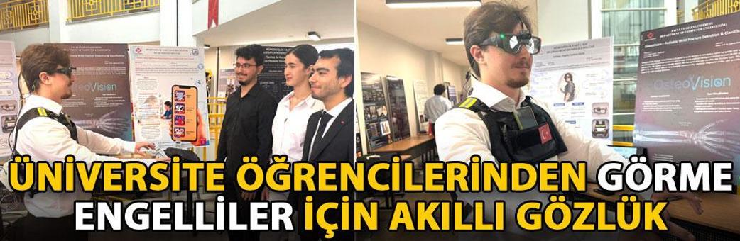 Üniversite öğrencilerinden görme engelliler için akıllı gözlük