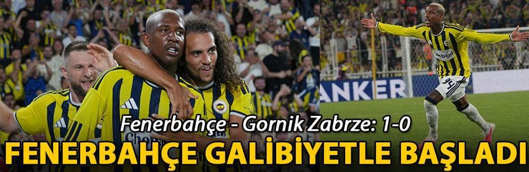 Fenerbahçe - Gornik Zabrze: 1-0