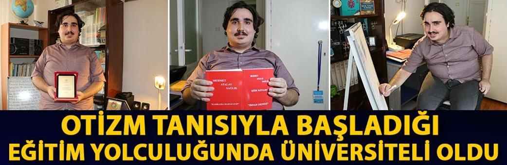 Otizm tanısıyla başladığı eğitim yolculuğunda üniversiteli oldu