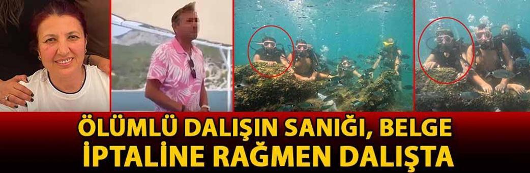 Ölümlü dalışın sanığı, belge iptaline rağmen dalışta