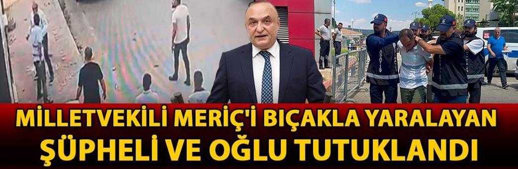 Milletvekili Meriç'i bıçakla yaralayan şüpheli ve oğlu tutuklandı