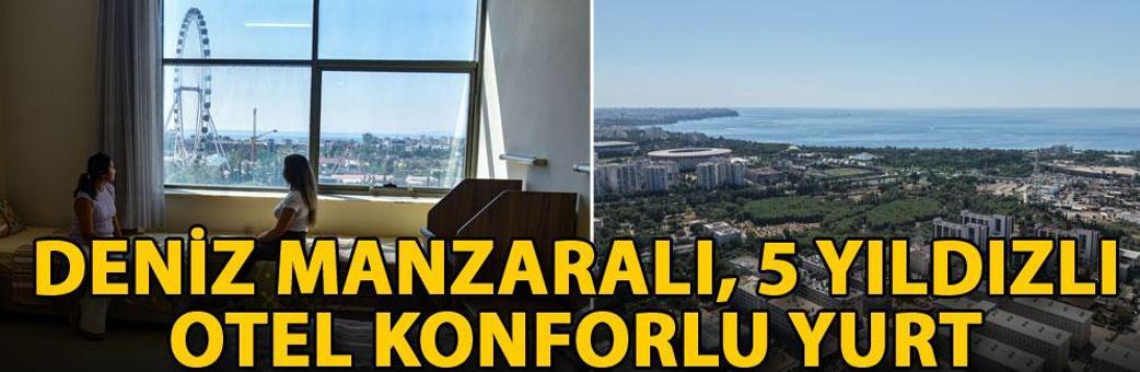 Deniz manzaralı, 5 yıldızlı otel konforlu yurt