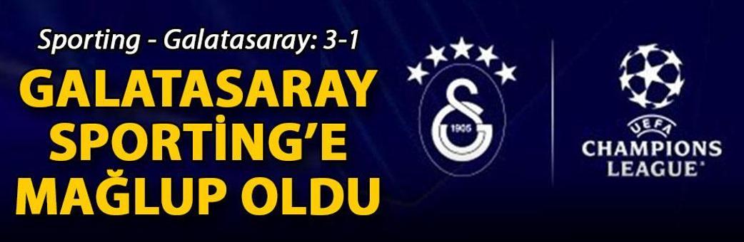 Sporting - Galatasaray: 3-1