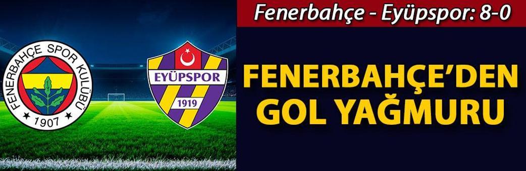 Fenerbahçe'den gol yağmuru