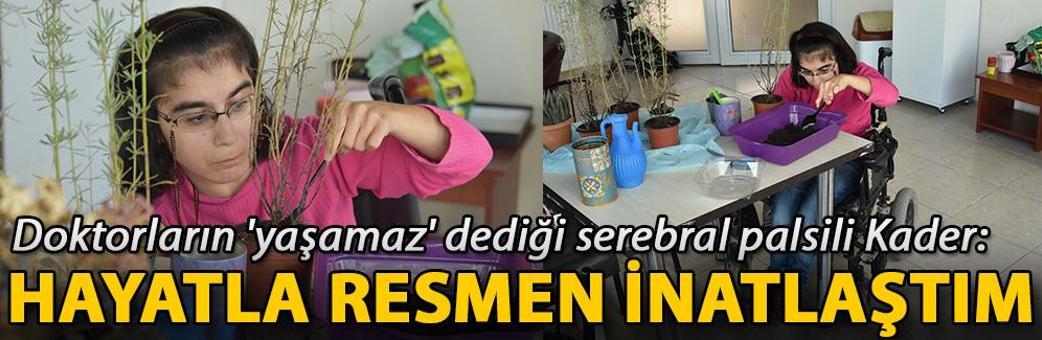 Doktorların 'yaşamaz' dediği serebral palsili Kader: Hayatla resmen inatlaştım