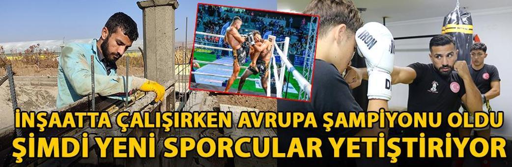 İnşaatta çalışırken Avrupa şampiyonu oldu; şimdi yeni sporcular yetiştiriyor