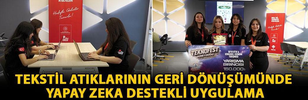 Tekstil atıklarının geri dönüşümünde yapay zeka destekli uygulama