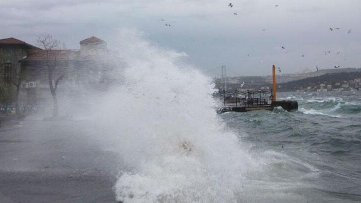 Marmara Bölgesi'nin batısı için 'fırtına' uyarısı - Güncel Gündem Haberleri