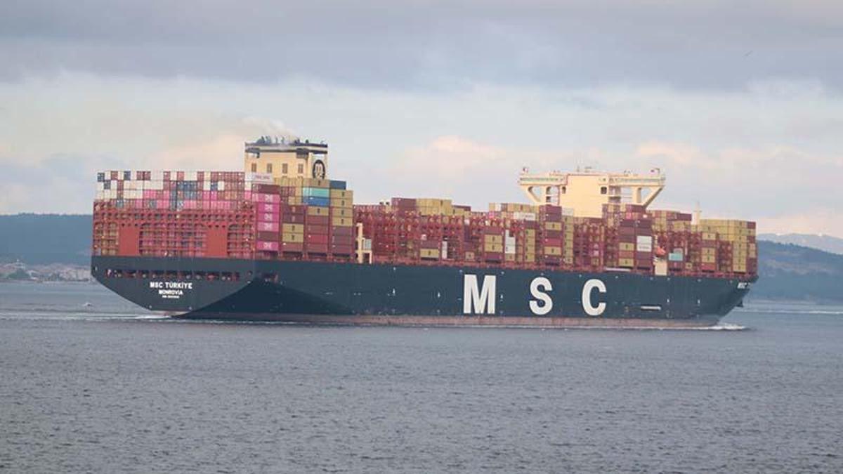 MSC Türkiye', Çanakkale Boğazı'ndan geçti - Gündem Haberleri