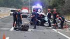 Karşı şeride geçen otomobil, başka bir otomobille çapıştı: 1 ölü, 2 ağır yaralı