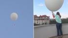 Erzurum'da meteorolojik balonla atmosferin üst seviyeleri takip ediliyor
