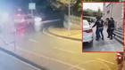 Taksim'de kaza sonrası servis şoförünü alıkoyup 80 bin lirasını gasbettiler