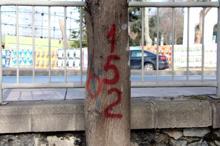 Maçka Parkı'nın bir bölümü daha bariyerlerle kapatılıyor; ağaçlar işaretleniyor