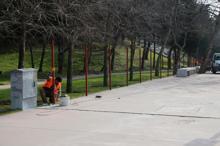 Maçka Parkı'nın bir bölümü daha bariyerlerle kapatılıyor; ağaçlar işaretleniyor