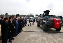 Özel harekat polisleri Afrin'e böyle uğurlandı