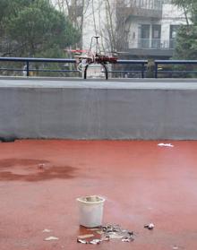 Lise öğrencileri yangın söndüren drone geliştirdi