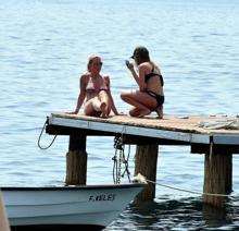 Marmaris sahilleri doldu