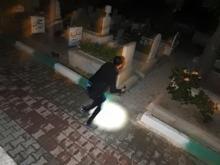 Çorum'da mezarlıkta görülen gizemli kız, gece yine geldi
