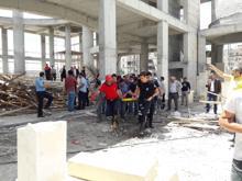 11 Nisan Külliyesi'nin kubbesi çöktü: Yaralılar var