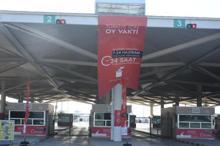 Atatürk Havalimanı'nda oy verme işlemi