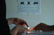 Atatürk Havalimanı'nda oy verme işlemi