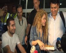 Shakira İstanbul'a geldi