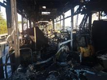 Bayrampaşa'da İETT otobüsü alev alev yandı