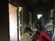 Klima patlayan ev kullanılamaz hale geldi