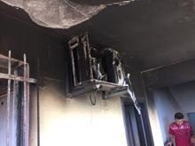 Klima patlayan ev kullanılamaz hale geldi