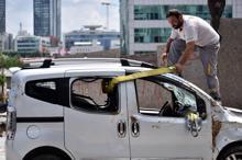 Ümraniye'de istinat duvarı çöktü