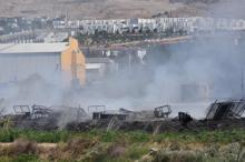 İzmir'de plastik fabrikasında yangın