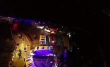 Yolcu otobüsü devrildi: Çok sayıda yaralı var