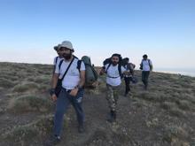 Van Gölü için Süphan'a tırmandılar, İngiliz uçağının parçalarını buldular