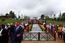Trabzon'da 130 çeşit bitkinin olduğu botanik park açıldı