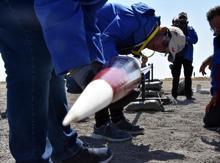 Lise ve üniversitelilerin tasarladıkları roketler yarıştı