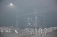 Kebap dumanı konseri iptal ettirdi